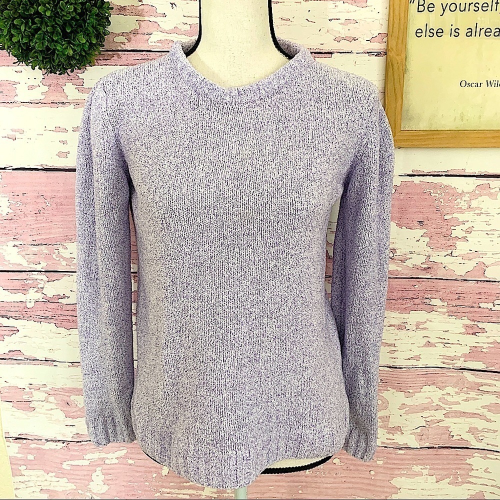 CIRCO Purple Long Sleeve Scoop Sweater Girls XL